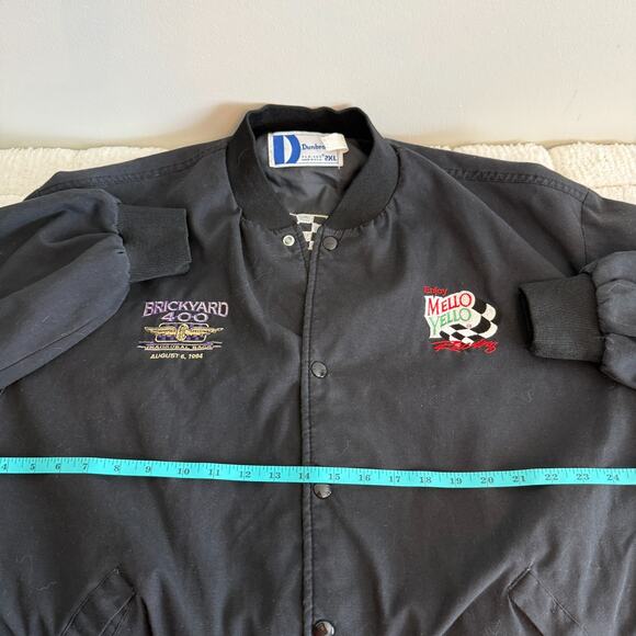 Vintage Kyle Petty Nascar Racing Jacket Mello Yellow Size 2XL Racer Brickyard - Picture 12 of 15